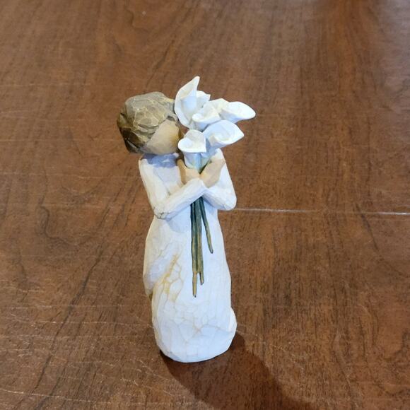Demdaco Willow Tree White 2010 Beautiful Wishes Susan Lordi Angel Figurine - Picture 9 of 9